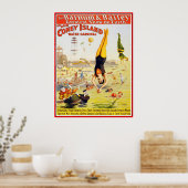 Poster Barnum & Bailey Circus Water Coney Island (Cuisine)