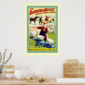Poster Barnum & Bailey ~ Cirque Vintage (Cuisine)