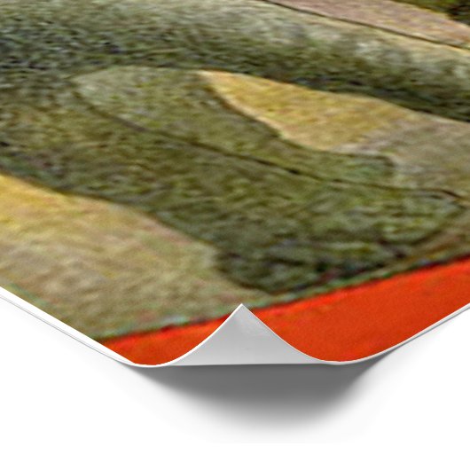 Poster Barnum Bailey Eléphants Vintages (Coin)