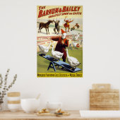 Poster Barnum & Bailey - Merveilleuse oie performante (Cuisine)