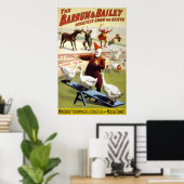Poster Barnum & Bailey - Merveilleuse oie performante (Bureau à domicile)