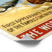 Poster Barnum et Bailey - Les Dillons Volants (Coin)