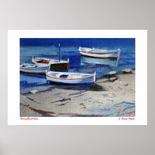 Poster Barques/Petits bateaux (Devant)