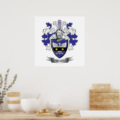 Poster Barr Family Crest Armoiries (Cuisine)