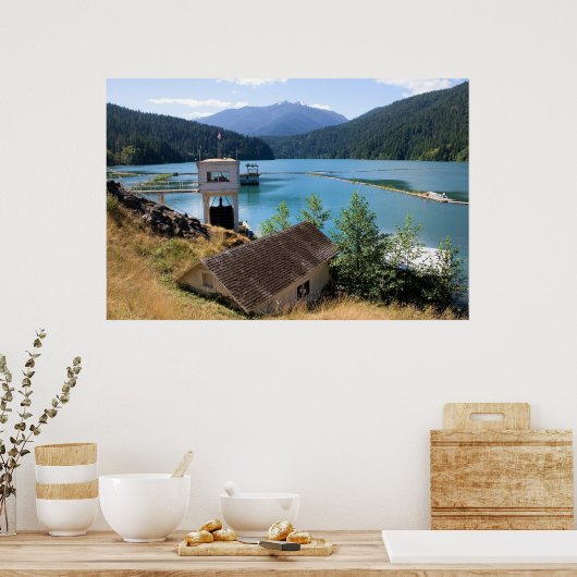 Poster Barrage de canyon Glines (Cuisine)