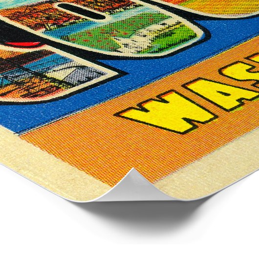 Poster Barrage de Grand Coulee, Washington 2 (Coin)