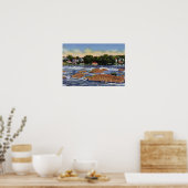Poster Barrage de Lowell Massachusetts Pawtucketville et (Cuisine)