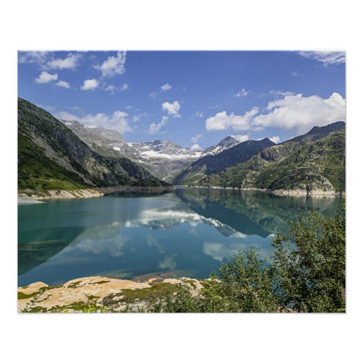 Poster Barrage D'Emosson, Suisse (Devant)