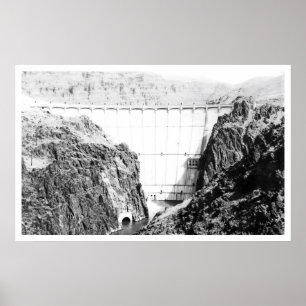 Poster Barrage d'Owyhee près de Nyssa, cru de l'Orégon