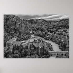 Poster Barrage Florentino ameghino, chubut, argentine