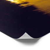 Poster Barrage Hoover à l'impression de nuit (Coin)