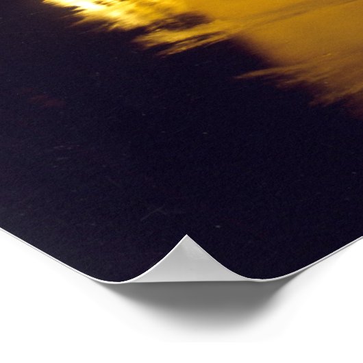 Poster Barrage Hoover à l'impression de nuit (Coin)