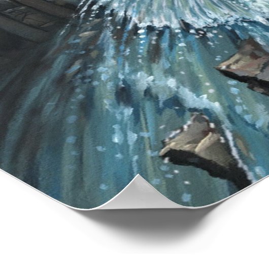 Poster Barrage King Saumon (Coin)