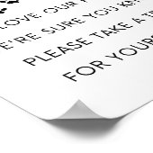 Poster Barre biscuit pour chien | Connexion Mariage | Fav (Coin)