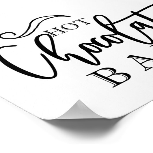 Poster Barre de chocolat chaud (Coin)