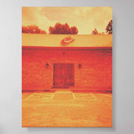 Poster Barre de cowboy abandonnée (Devant)