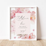 Poster Barre de fleurs de cerisier Sakura<br><div class="desc">Barre de fleurs de cerisier Sakura Objets correspondants disponibles.</div>