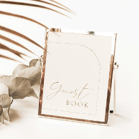 Barre de Mariage de calligraphie minimaliste Arch