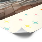 Poster Barre de parti futuriste atomique du milieu du siè (Coin)