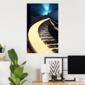 Poster Barre de piano (Bureau à domicile)