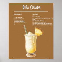 Barre de recettes Tropical Piña Colada