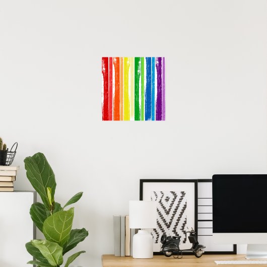 POSTER BARRE D'ENCRE LGBT PRIME (Bureau à domicile)