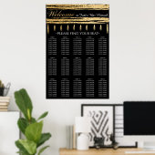 Poster Barre et Bat mitzvah Gold Tallit (Bureau à domicile)