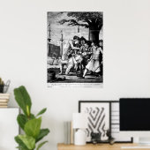 Poster Barre et plumes (Bureau à domicile)