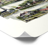 Poster Barre, MA Carte panoramique - 1891 (Coin)