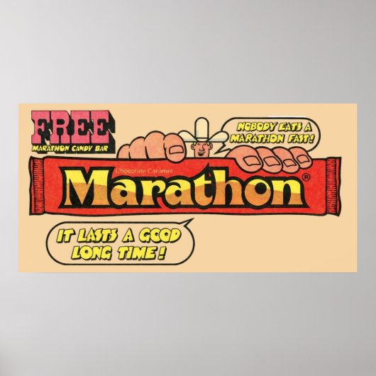Poster Barre Marathon Candy (Devant)