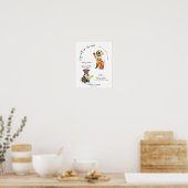 Poster Barre Mariage de signature de chien Menu boisson (Cuisine)