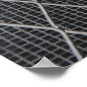 Poster Barre métallique gris (Coin)