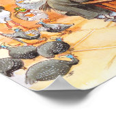 Poster Barre Oiseaux (Coin)