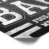 Poster BARRE SNACK ULTIMATE DE Football Signe Marque Impr (Coin)