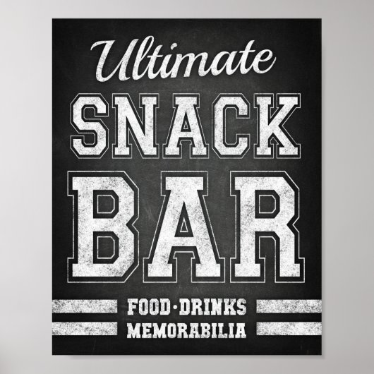 Poster BARRE SNACK ULTIMATE DE Football Signe Marque Impr (Devant)