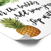 Poster Barre tropicale Mimosa Signal (Coin)