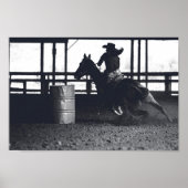 Poster Barrel Racer — (Devant)
