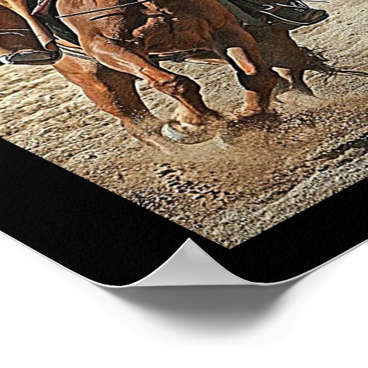 Poster Barrel Racer "Make Dust or Eat dust" (Coin)