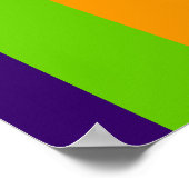 Poster barres de couleurs vinyle (Coin)