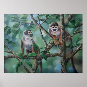 Poster "Barres de singe "