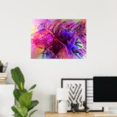 Poster Barres de verre brillant Spiky Design abstrait (Bureau à domicile)