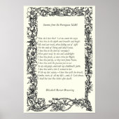 Poster Barrett Browning - Sonnets du Portugais 43 (Devant)