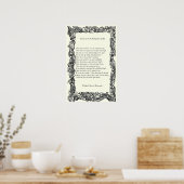Poster Barrett Browning - Sonnets du Portugais 43 (Cuisine)