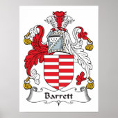 Poster Barrett Family Crest (Devant)