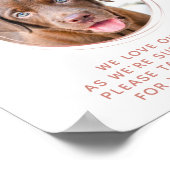 Poster Barrette en forme de biscuit Photo Rose Gold Cadea (Coin)