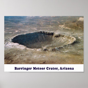 Poster Barringer Meteor Crater