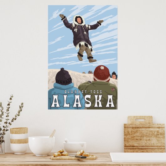 Poster Barrow, Alaska Blanket Toss (Cuisine)