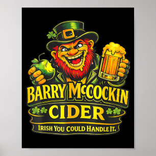 Poster Barry mccockiner mcconconner pub irlandais drôle s