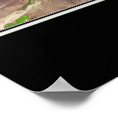 Poster Barstow California From Space Satellite Map (Coin)