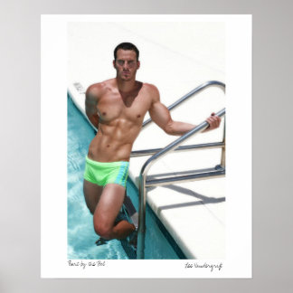 Poster Bart-4771, Bart by the Pool, Lee Vandergrift